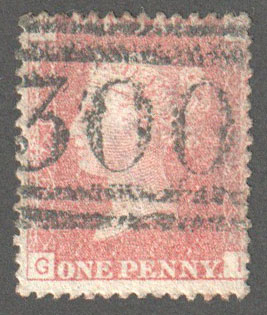 Great Britain Scott 33 Used Plate 171 - GI - Click Image to Close